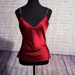 Silky camisole - SHEIN - burgundy- small